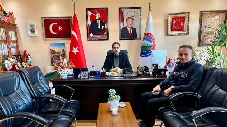 AFAD Isparta İl Müdürü Bilal Öztürk’ten Belediye Başkanımız Mehmet Özata’ya Ziyaret