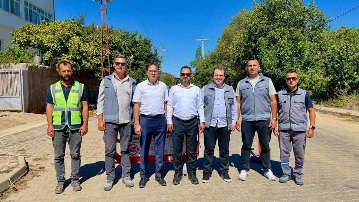 Yenişarbademli’de Doğalgaz Altyapı Çalışmaları Başladı